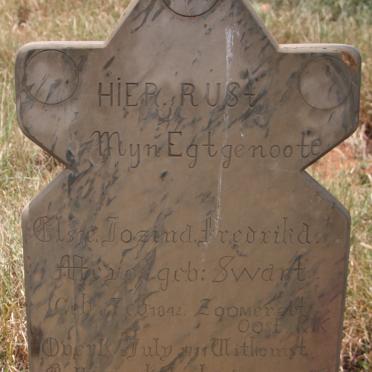 MEYER Elsje Jozina Fredrika nee SWART 1842-1911