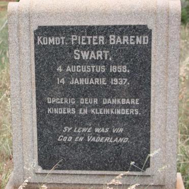 SWART Pieter Barend 1858-1937