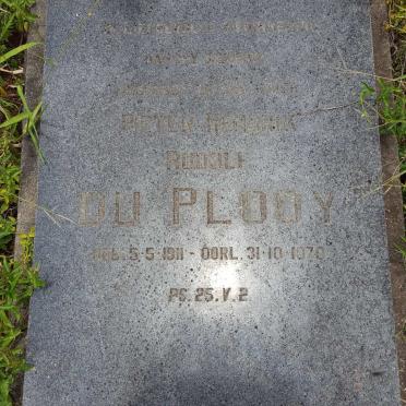 PLOOY Pieter Hendrik Rudolf, du 1911-1970
