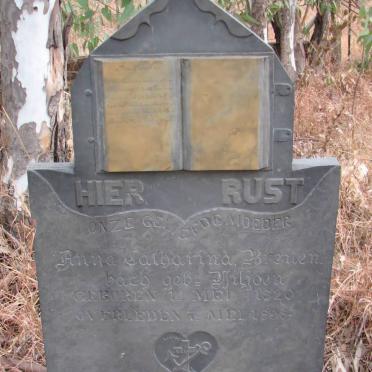 BREITENBACH Anna Catharina nee VILJOEN 1820-1898
