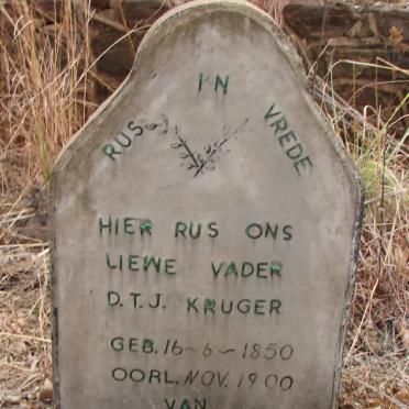 KRUGER D.T.J. 1850-1900