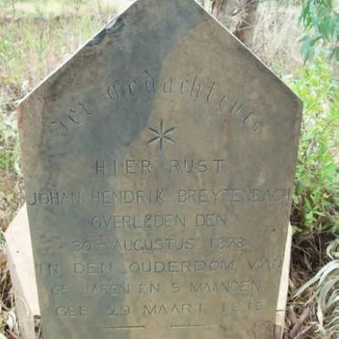 BREYTENBACH Johan Hendrik 181?-1878