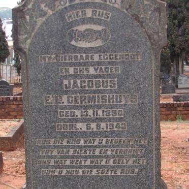 GERMISHUYS Jacobus E.L. 1890-1943
