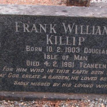 KILLIP Frank William 1903-1961
