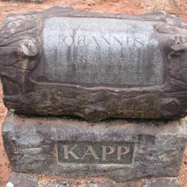 KAPP Cornelius Johannes 1886-1953