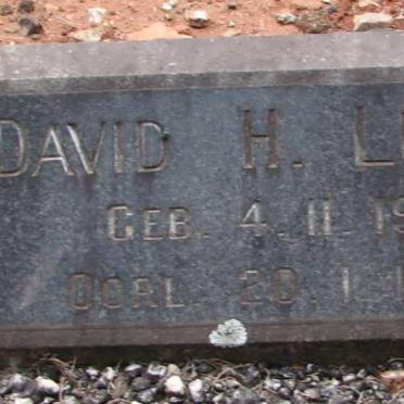 LUBBE David H. 1914-1953