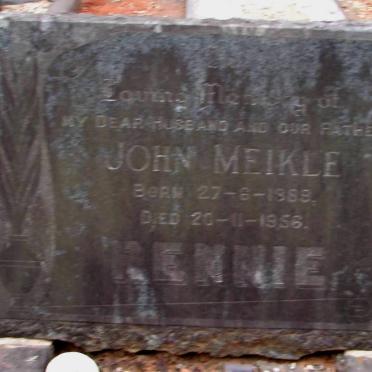RENNIE John Meikle 1989-1956