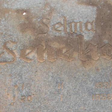 SENEKAL Selma 1931-1958
