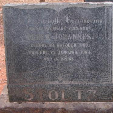 STOLTZ Okker Johannes 1889-1964