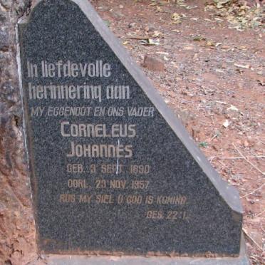 SWART Corneleus Johannes 1890-1957