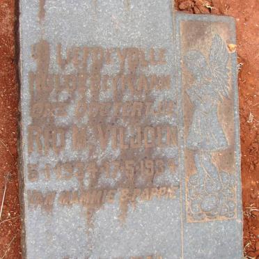 VILJOEN Rio M. 1934-1934