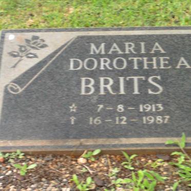 BRITS Maria Dorothea 1913-1987