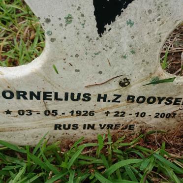 BOOYSEN Cornelius H.Z. 1926-2007