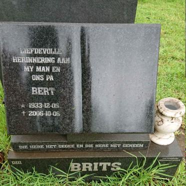 BRITS Bert 1933-2006