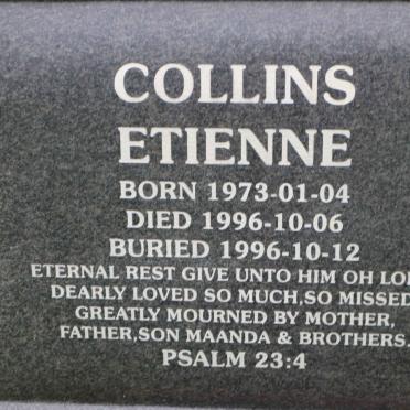 COLLINS Etienne 1973-1996