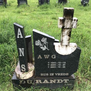 DURANDT A.W.G. 1941-2003