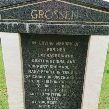 GROSSEN 1916-2004