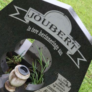 JOUBERT Christina Glaudina 1927-2000