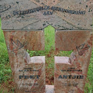 JOUBERT Peet 1928-2011 &amp; Antjie 1929-2007