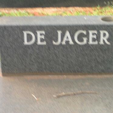 JAGER H.J., de 1910-1974