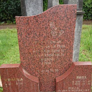 KRUGER Paul 1939-2009 &amp; Ursula 1953-
