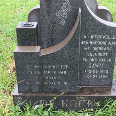 KOCK Gawie, de 1949-1996