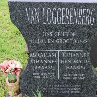 LOGGERENBERG Abraham Johannes, van 1920-1994 &amp; Johannes Hendricus 1931-2008