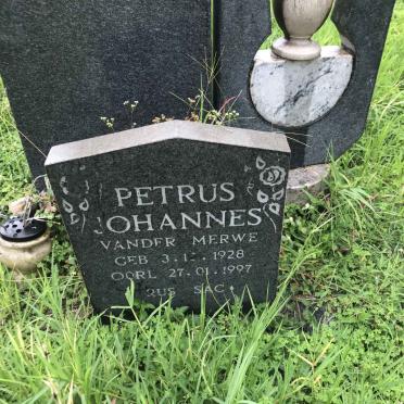 MERWE Petrus Johannes, van der 1928-1997
