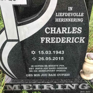 MEIRING Charles Frederick 1943-2015