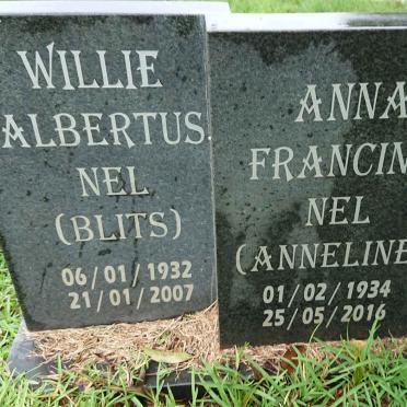 NEL Willie Albertus 1932-2007 &amp; Anna Francina 1934-2016