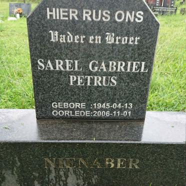 NIENABER Sarel Gabriel Petrus 1945-2006
