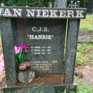NIEKERK C.J.S., van 1952-2010