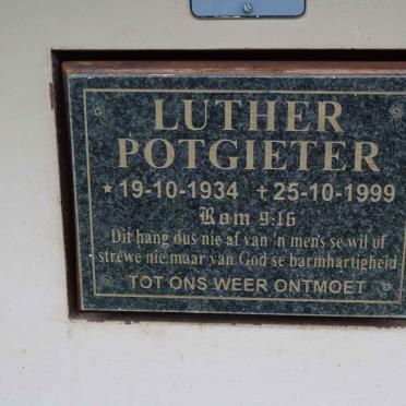 POTGIETER Luther 1934-1999