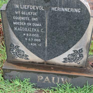 PAUW Magdhalena C. 1955-1995