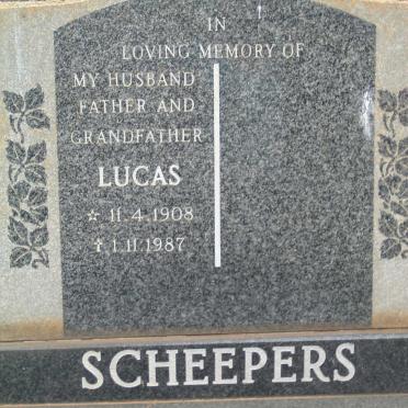 SCHEEPERS Lucas 1908-1987