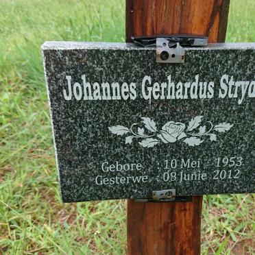STRYDOM Johannes Gerhardus 1953-2012