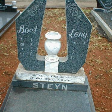 STEYN Boet 1937-1990 &amp; Lena 1937