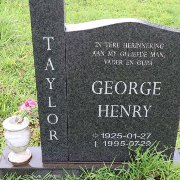 TAYLOR George Henry 1925-1995