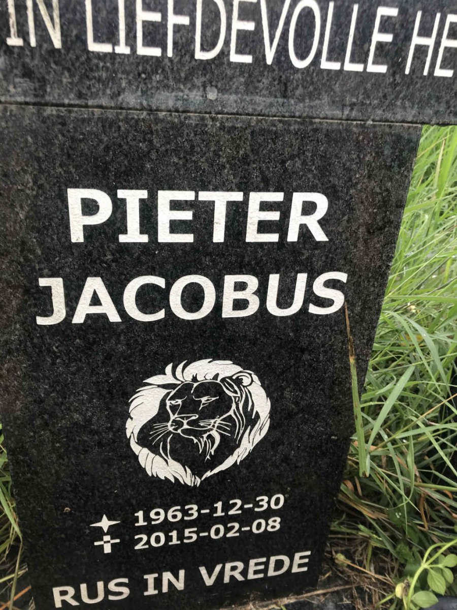 TOIT Pieter Jacobus, du 1963-2015