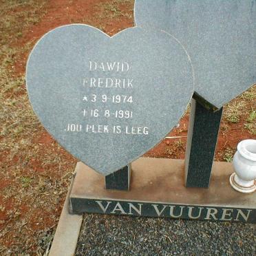 VUUREN Dawid Fredrik, van 1974-1991
