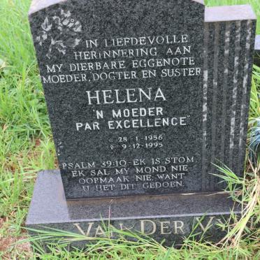 VYVER Helena, van der 1956-1995