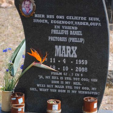 MARX Phillipus Daniel Pretorius 1959-2008