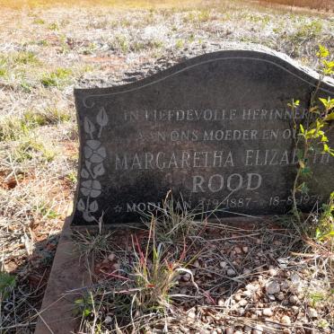 ROOD Margaretha Elizabeth 1887-1979