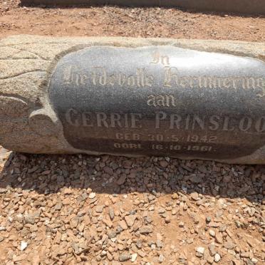PRINSLOO Gerrie 1942-1961