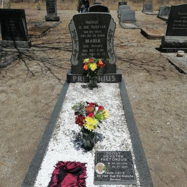 PRETORIUS Maria nee BOSHOFF 1927-1983 :: PRETORIUS Joost Heystek 1952-2021