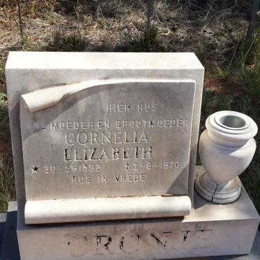 CRONJE Cornelia Elizabeth 1892-1978