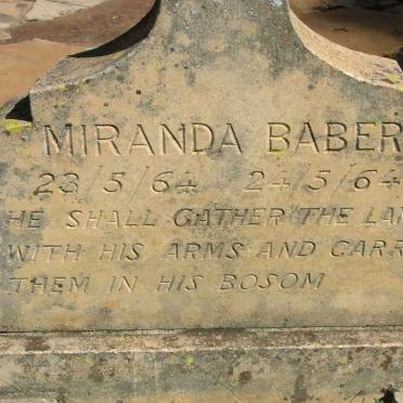 BABER Miranda 1964-1964
