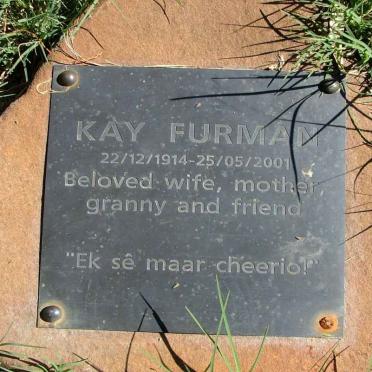 FURMAN Kay 1914-2001