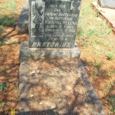 PRETORIUS Johanna Helena 1950-1953