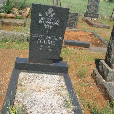 FOURIE Gerrit Jacobus -1974